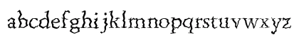 Wobbles Regular Lowercase Preview