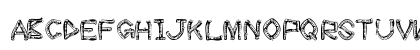 wood sticks Regular Lowercase Preview