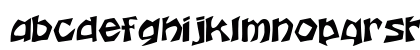 Woodcut-Extended Normal Lowercase Preview