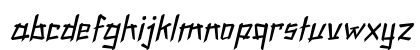 Woodpile Italic Lowercase Preview