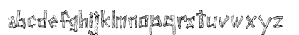 WoodWud Regular Lowercase Preview