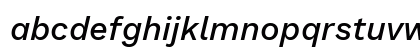 Work Sans Medium Italic Preview