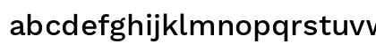 Work Sans Medium Preview