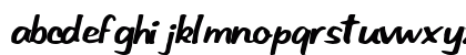 XanaduFont Regular Lowercase Preview