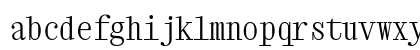 Xanh Mono Regular Lowercase Preview