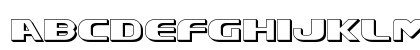Xcelsion Deep 3D Regular Lowercase Preview