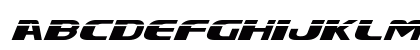 Xcelsion Laser Italic Italic Lowercase Preview