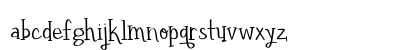 yellow umbrella Regular Lowercase Preview