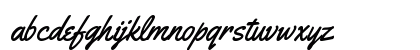 Yellowtail Regular Lowercase Preview