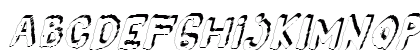 YES_3Ditalic Regular Lowercase Preview