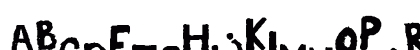 YES_shaken Regular Lowercase Preview