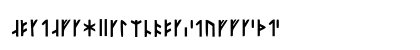 Younger Futhark Short Twig Made Regular Lowercase Preview