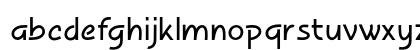 Yucatash Regular Lowercase Preview