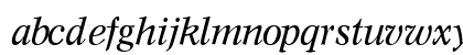 ZafraSSK Italic Lowercase Preview
