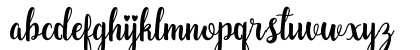 Zaheera  Demo Regular Lowercase Preview