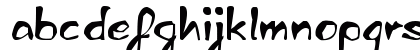 zai Ed Sloppy Handwritten Regular Lowercase Preview