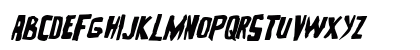 Zakenstein Expanded Italic Expanded Italic Lowercase Preview