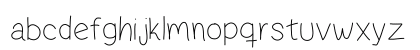 zama Thin Thin Lowercase Preview