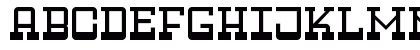 Zapadni Capitals Regular Lowercase Preview