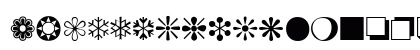 ZapDingbats Normal Lowercase Preview