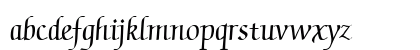 ZapfChan Md BT Medium Lowercase Preview