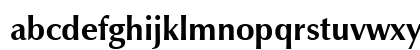 ZapfHumnst BT Bold Lowercase Preview
