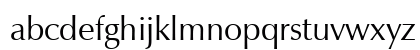 ZapfHumnst BT Roman Lowercase Preview