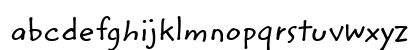 Zemke Hand ITC Regular Lowercase Preview