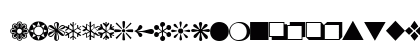 Zingbats Regular Lowercase Preview