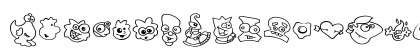 ZingDing Regular Lowercase Preview