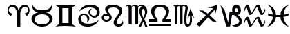 Zodiac S Regular Lowercase Preview