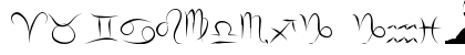 zodiac Regular Lowercase Preview