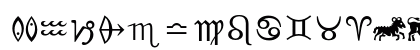 Zodiac Regular Lowercase Preview