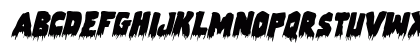 Zombie Control Italic Italic Lowercase Preview