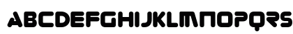 Zorque Regular Lowercase Preview