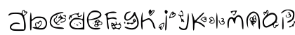 Zudlove Regular Lowercase Preview