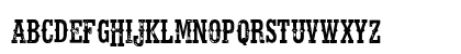 Fort Death Regular Lowercase Preview