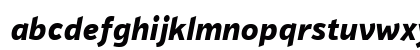 PF Highway Sans Pro Bold Italic Lowercase Preview