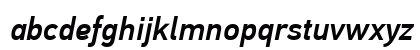 PF DinText Pro Medium Italic Lowercase Preview