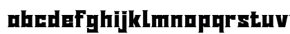SUTIXO Regular Lowercase Preview