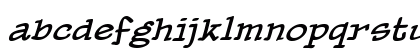 PaperBoy BB Italic Lowercase Preview