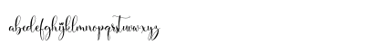 Omiley Regular Lowercase Preview