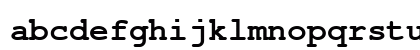 Nimbus Mono L Bold Lowercase Preview