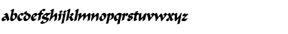FlatBrush-Condensed Bold Italic Font