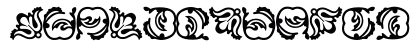 Baroque Borders PT Version A Lowercase Preview