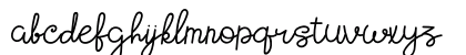 HOLY MOLLYN Regular Lowercase Preview