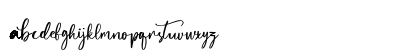 Butgone Regular Lowercase Preview