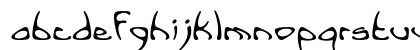 AbductSans Regular Lowercase Preview