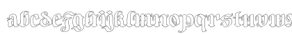 Bodywork Outline Regular Lowercase Preview