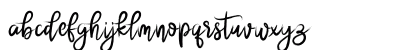 brushnyoe Regular Lowercase Preview